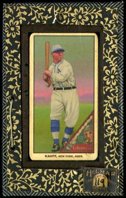 Picture, Helmar Brewing, T206-Helmar Card # 119, Bennie Kauff, Batting follow through, New York Highlanders